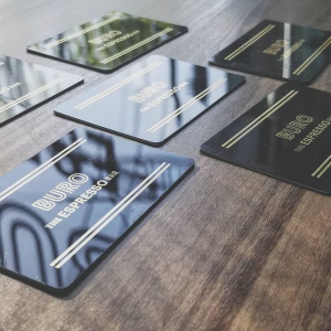 The Buro Swipe Card, offering a simple yet functional design for quick access to services or membership benefit