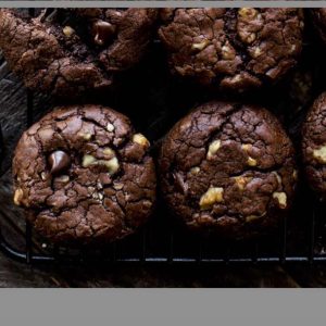 Vegan Brownie Cookie, a fudgy and rich treat with the perfect balance of chewy cookie texture and the deep, indulgent flavor of a brownie, made without dairy or eggs.